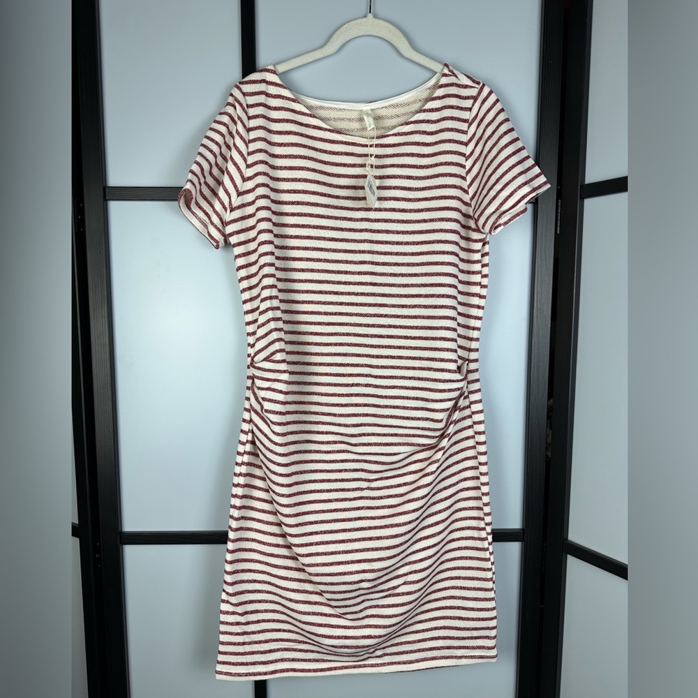 Pinkblush Red and white stripe dress
